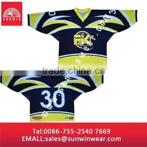 Sublimated Ice Hockey Uniform, Top Custom Ice Hockey Lacrosse Jersey thumbnail-2