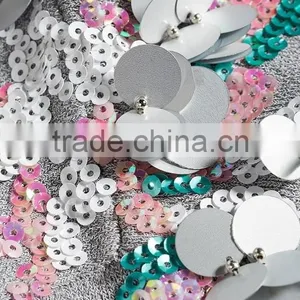 2017 Custom Girls' Knit With Beads Design Sweater Top thumbnail-4
