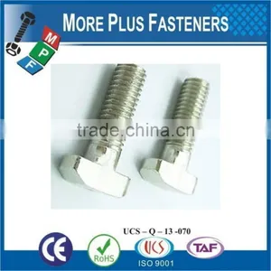 Made In Taiwan Metric Stainless Steel Zinc Plated T Bolt thumbnail-3