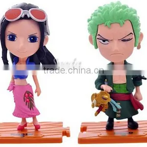 Hot Japanese Animation One Piece Action Figure PVC Doll Toys One Piece Q Version Figure thumbnail-4