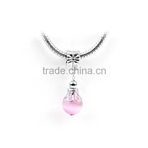 Ball Dangle Charm Crystal Bead Fits Pan Charms Bracelet thumbnail-3