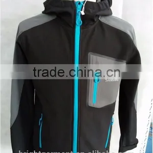 Velcro Cuffs Windproof, Waterproof & Breathable Man Yellow Tactical Softshell Jacket thumbnail-3