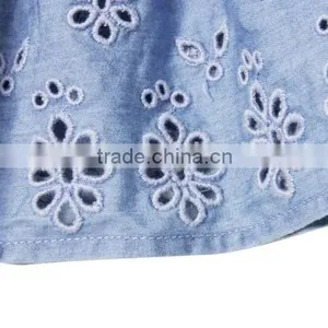 Latest Design Girls Top Sleeveless Baby Girls Top Design Embroidered Kids Wear thumbnail-5