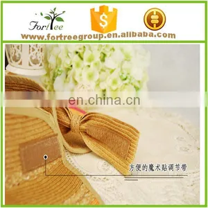Custom Sport Running Cheap Straw Sun Visor Hats for Women thumbnail-6