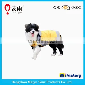 High Quality Safety Pvc Dog Rain Coat With Reflective Tape thumbnail-1