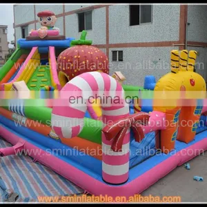 Top Selling Inflatable Combo Funcity Playground ,moonwalk Bouncer Castle for Sale thumbnail-1