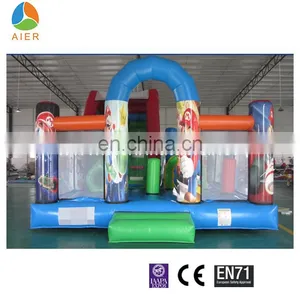 2016 Giant Mario Bouncy Park Inflatable Fun City for Big Inflatable Kids Playground thumbnail-1