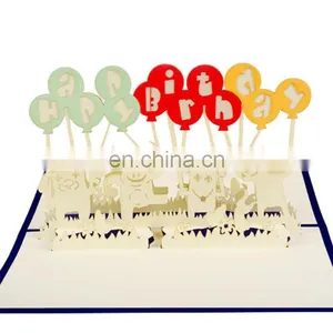 Happy Birthday Greeting Card 3d Pop up Greeting Card thumbnail-1