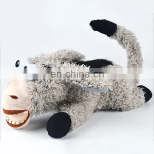 Electronic Pet Rolling Donkey Kids Toys Intelligent Voice Control Laugh Plush Donkey Toys Roll Wallow Funny Donkey Joke Toy thumbnail-1