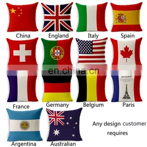 Household Articles Bolster Home Supplier Nation Flag Bolster Banner Wholesale thumbnail-1