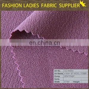 2017 New Design Polyester /spandex 4 Way st Wool Dobby 100% Polyester Tartan Design Chiffon Fabric thumbnail-1