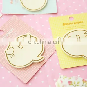 Custom Shaped Printing Color Paper Sticky Notepad thumbnail-3