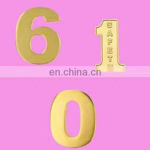 Custom Made Brass Numbers thumbnail-1