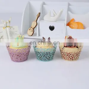 Customized Laser Cut Paper Cupcake Wrappers thumbnail-1