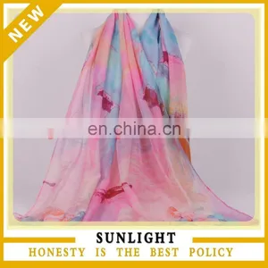 Scarf Factory Bulk Wholesale China Woman's Voile Scarf thumbnail-1