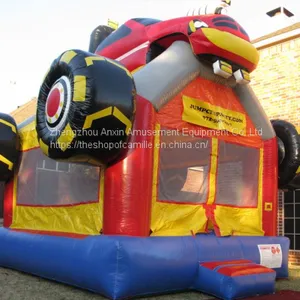 Monster Truck Inflatable Bouncer/monster Truck Bounce House for Sale thumbnail-1