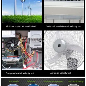 LF18 Digital Anemometer Portable Handheld Vane Air Speed Meter thumbnail-4
