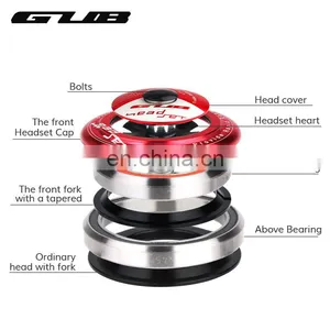 Gub G-800 Mountain Bike Sealed Bearing Headset Bicycle Cycling Wrist Tapered Group Bowl Group Bicycle Parts Head Tube Fork thumbnail-4
