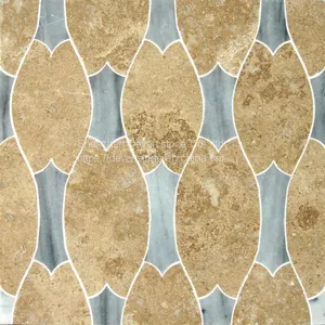 Stylish New Mosaic Waterjet Cut Mosaic for Bathroom thumbnail-1