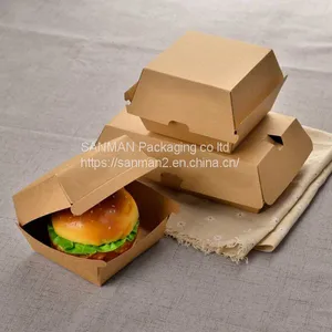 Food Garde Hamburger Packaging Paper Boxes thumbnail-1