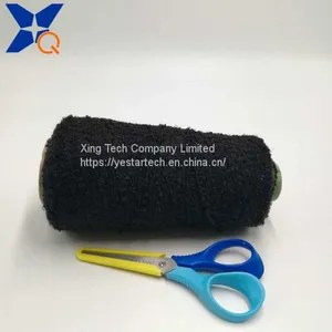 Black 300D Loop Yarn Pass Needle Detector Fancy Yarn Fashion Warmer Touchscreen Gloves in Winter thumbnail-2