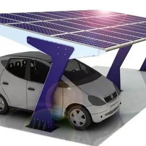 Solar Panel Carport Roof Solar Power Carport Suitable For Company thumbnail-3