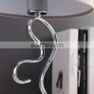 China Manufacturer Wholesale Creative Design Custom Fancy Table Lamps Metal for Home Decor thumbnail-4