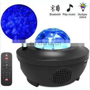2020 Amazon Remote Control Muti-functions Star Musical Master Kids Led Night Light Laser Cosmos Stars Projector for Kids Baby thumbnail-2
