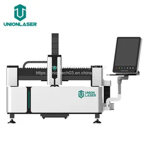 China Jinan UnionLaser Cutting Machine 1000w Price/CNC Fiber Cutter Sheet Metal thumbnail-1