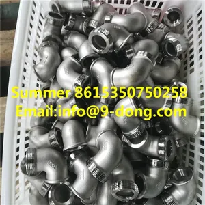 SS304 Stainless Steel Sanitary 90 Degree Bend Fittings Elbow thumbnail-5
