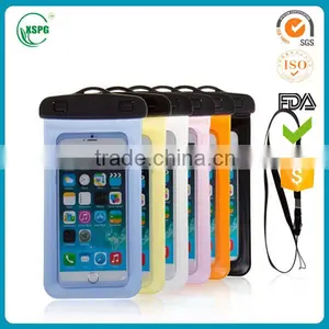 Hot Sale OEM Simple Design 5.5 Inch Mobile Phone Case PVC Waterproof Bag for Swimming thumbnail-1