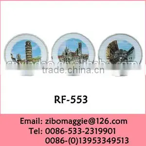 Porcelain Photo Printing Plate With Round Shape for Decoration Item for Prormotion thumbnail-1