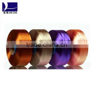 Dope Dyed Polyester Poy Yarn,poy Polyester Dope Dyed Yarn thumbnail-1