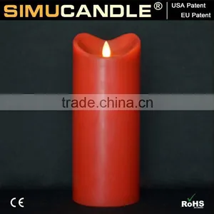 Led Moving Flame Candle With Timer Function and Remote Control thumbnail-3