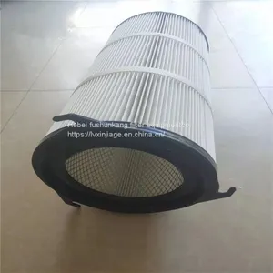 Polyester Fiber PTFE Hook Three-jaw Flange Disc Filter Cartridge-Fushunkang thumbnail-1