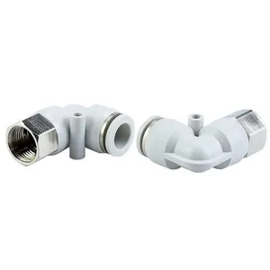 PLF Internal Thread L Type Air Hose Coupler Elbow Pipe Plastic Pneumatic Fittings thumbnail-4