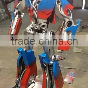 Modern Metal Art Sculptures for Outdoor Decoration Optimus Prime thumbnail-3