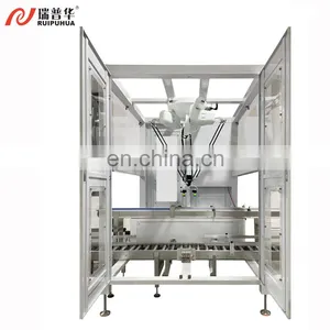 Automatic Robot Spider Arm Biscuits Cakes Tortilla/Pastry/Pancake/Pita Plastic Bag Case Carton Box Filling Packing Machine thumbnail-1