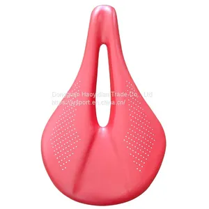 Carbon Bike Saddle Graphite Bicycle Saddle OEM Custom Logo Factory Hot Selling Wholesale Cs143 Red thumbnail-1