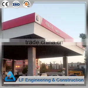 High Strength Steel Structure Gas Station With Easy Stallation thumbnail-1