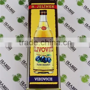 Square Wine Tin Box Gift Metal Can thumbnail-2