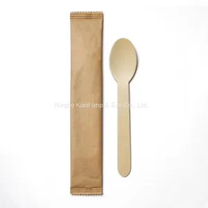 Heavy Duty Biodegradable Compostable Wooden Cutlery Set Forks, Knives And Spoons. (1000/Case) thumbnail-5
