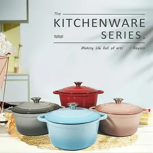 4 Liter Enameled Cast Iron Dutch Oven Wholesale Factory - Raylon thumbnail-3