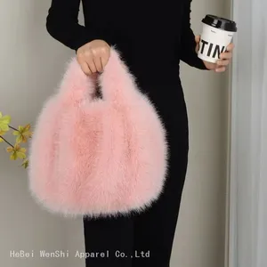 31Plush Bag Women's Fur Bag Ladies Fashion Handbag Crossbody Bag thumbnail-1