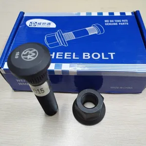 WST213-0015 116mm M20*1.5*107*10.9 31NB-04051_31NB-04052 117MM Bus Spare Parts Stainless Steel Hub 10 Tons Rear Wheel Bolt Parts thumbnail-2
