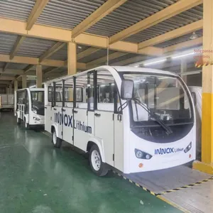 14-seater Electric Sightseeing Vehicle for Foreign Trade / Semi-door Electric Sightseeing Vehicle for Scenic Spots thumbnail-2