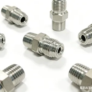 316L Stainless Steel VCR-NPT Adapter With Helium Leak Test Certification thumbnail-4
