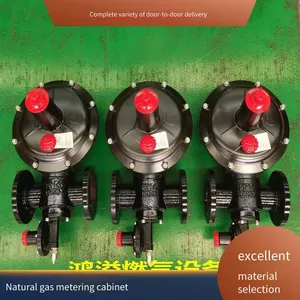 Hongyi Cng Wellhead Gas Pressure Reduction Skid Equipment, Floor-mounted Pressure Regulating Cabinet, Gas Pressure Regulating, Metering and Odorizing Cabinet thumbnail-2