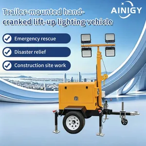SYG7F-400 Hand-CrankTelescopic Lighting Tower thumbnail-1