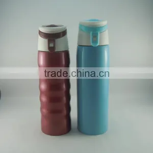 2016 Newly Hot Sale Concise Manufactured Double Wall Stainless Steel Vacuum Flask With Flastic Lid thumbnail-4